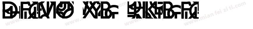 DFMO XB HKBF字体转换